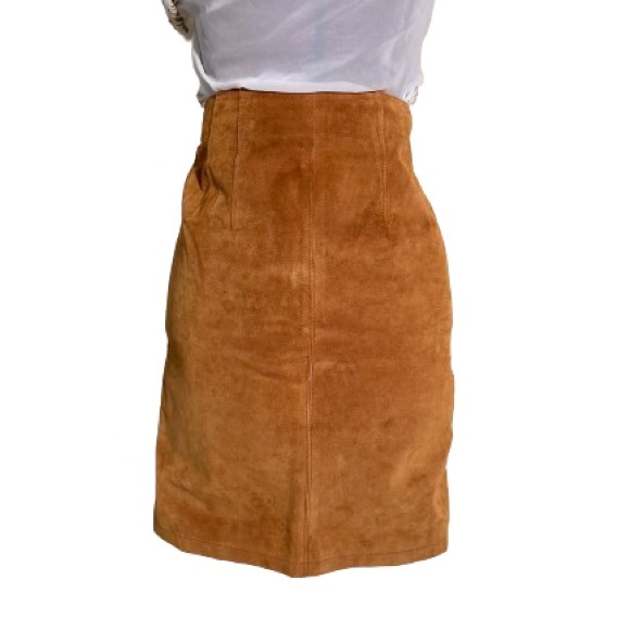 Vintage The Limited Suede Skirt - Picture 1 of 6